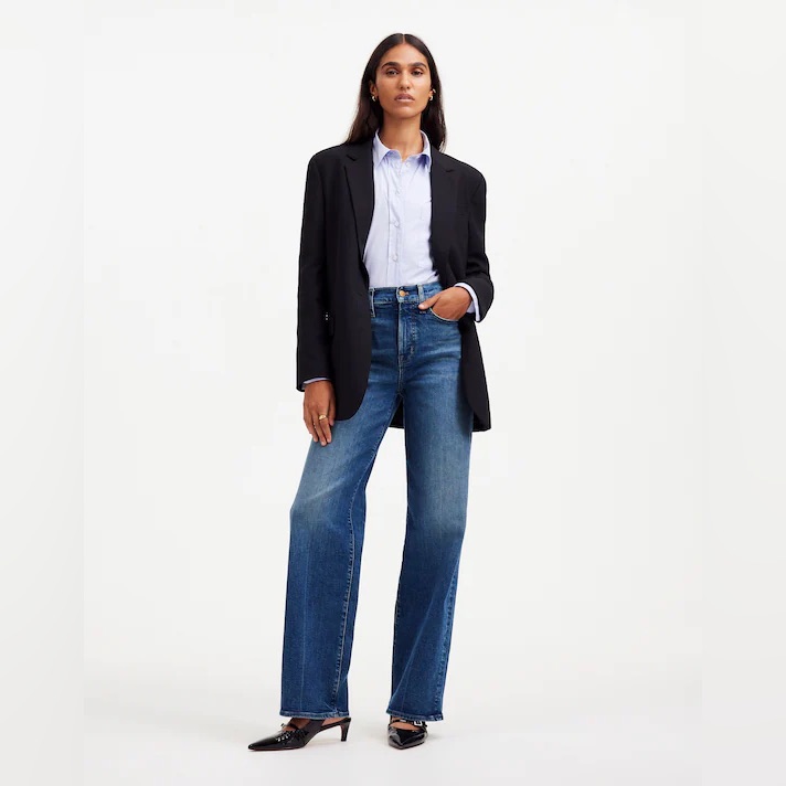 Madewell Vintage High-Rise Wide-Leg Women’s Jeans In Blue
